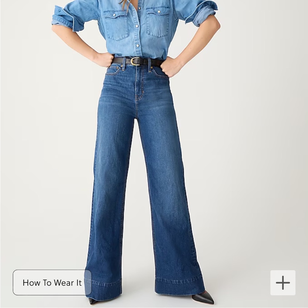 NWT Wide-Legged J.Crew Trouser